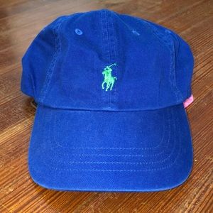 Blue polo hat